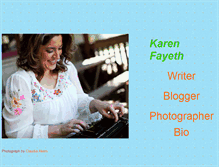 Tablet Screenshot of karenfayeth.com